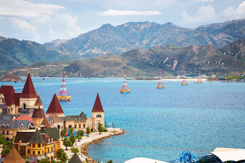 Island and beach near Nha Trang
